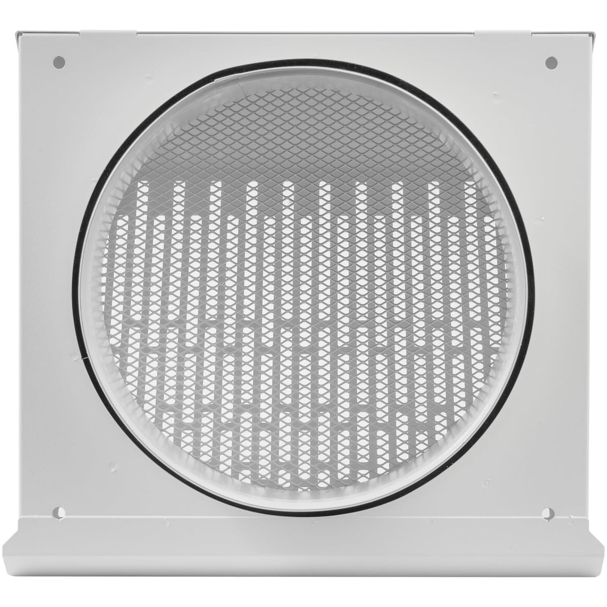 Vent Systems 8" Inch Exhaust Vent Cover with Rubber Gasket - White Galvanized...