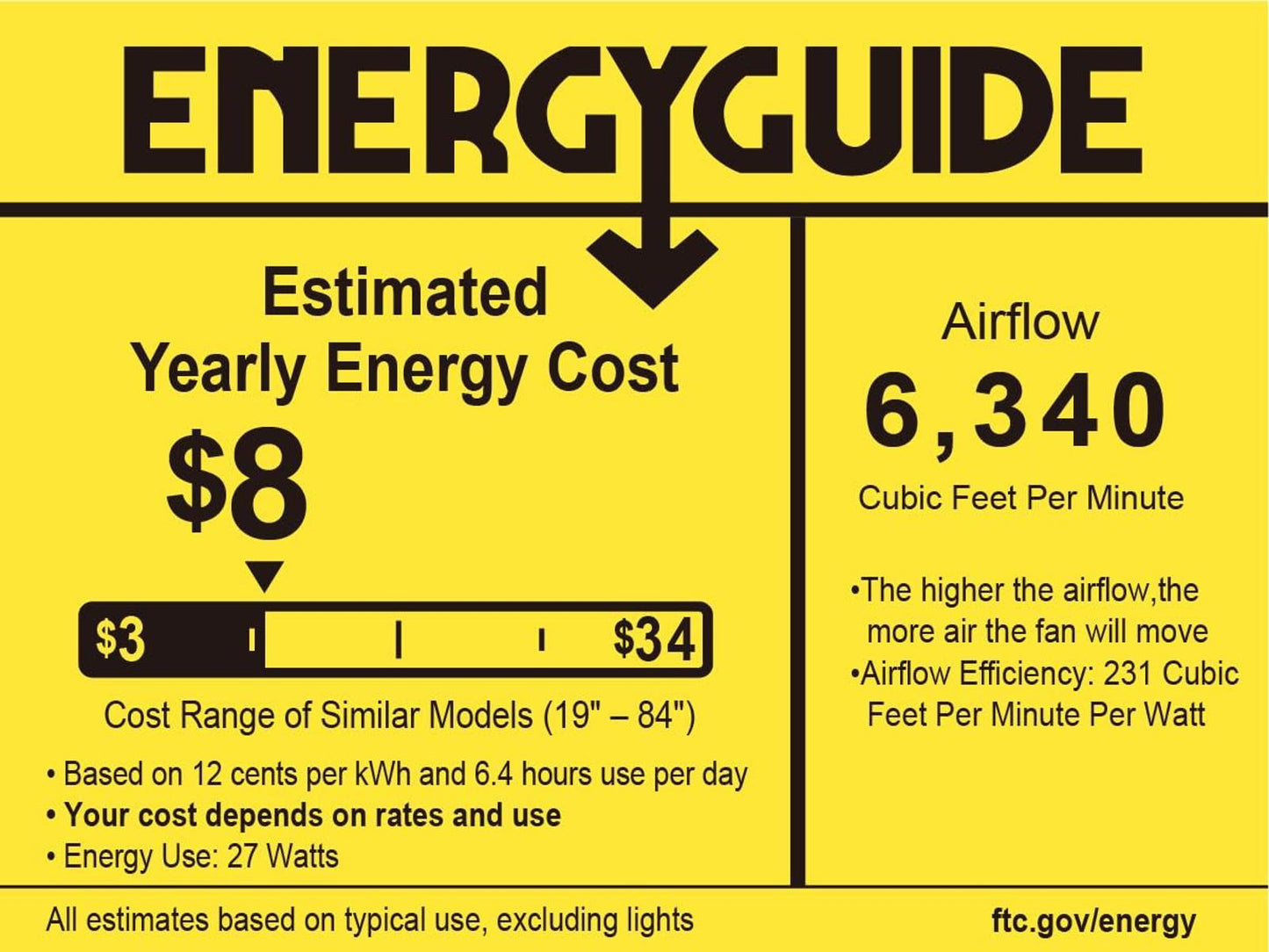 72 inch Large Ceiling Fans with Lights and Remote, Indoor/Outdoor Brushed Nic...