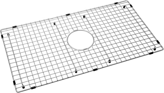 Serene Valley Sink Bottom Grid 29-1/2" X 15-9/16", Centered Drain Corner Radius