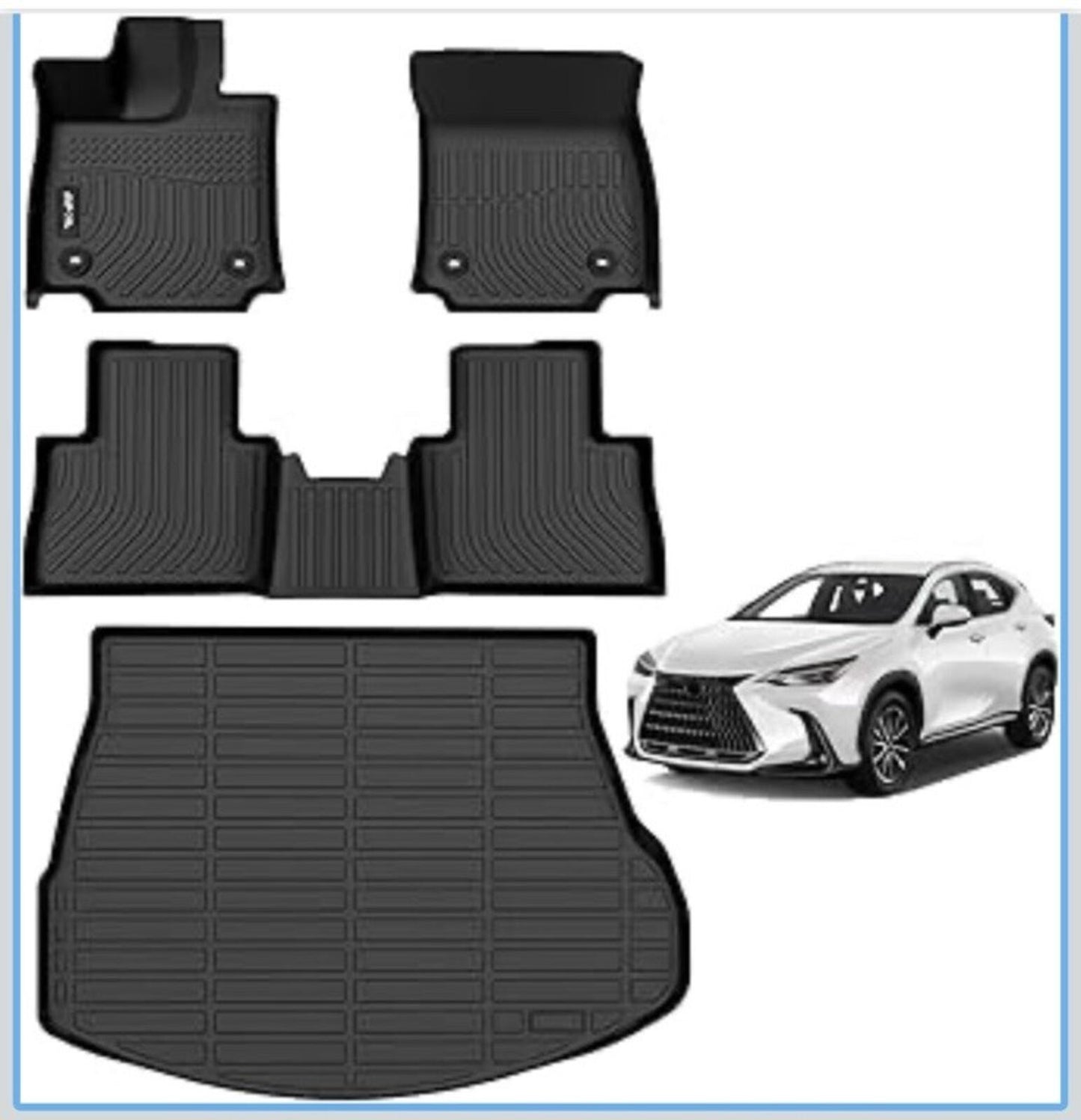AIPOIL® Floor Mats & Cargo Liner Set for 2022-2026 Lexus NX/NX250/NX350/NX350 F