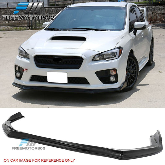 Front Bumper Lip Fits 15-21 Subaru WRX/WRX STI CS Style Gloss Black Splitter 3PC
