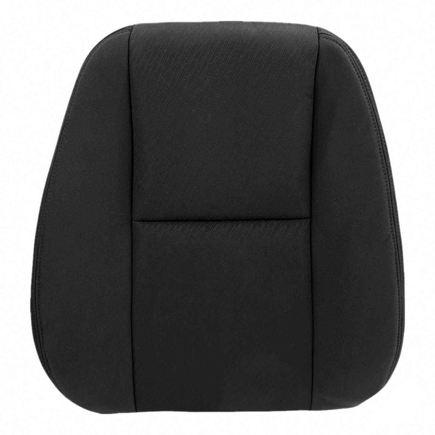 Driver&Passenger Bottom+Top Cloth Seat Cover For 2007-2014 Chevy Silverado Black