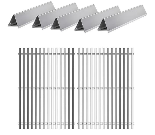 Weber Spirit 300 Stainless Grill Grates Flavorizer Bars E-310 E-330 Spirit II