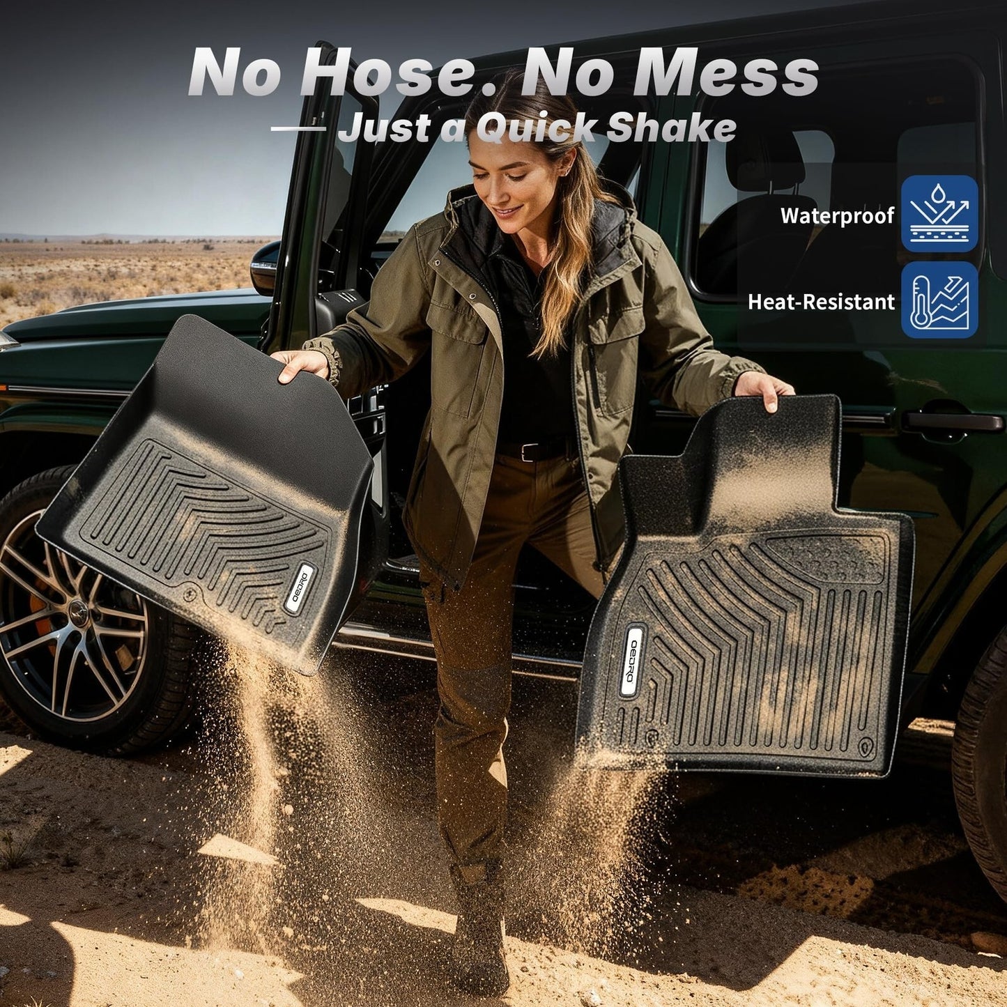 OEDRO Floor Mats for 2018-2023 Subaru Crosstrek / 2018-2023 Impreza, Custom F...