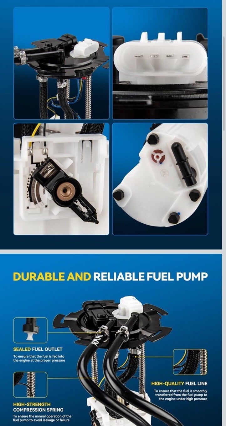 Electric Fuel Pump Module Assembly for 2003-2005 Ion 2.2L 2005 Cobalt 2.2L