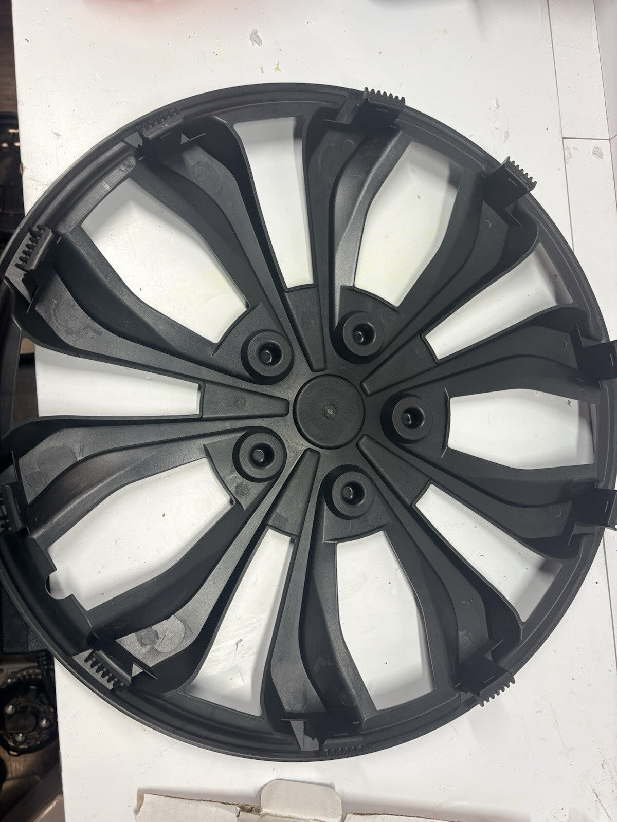Gunmetal 17" Wheel Cover Hubcaps 4PC Set Universal Fit ABS Plastic Snap On