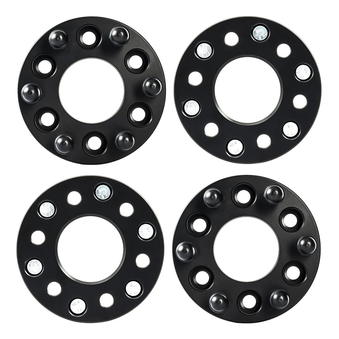 4Pc 1.25" 6x5" to 6x5.5" Wheel Adapters 78.1mm CB M12x1.5 For 2002-2009 Envoy