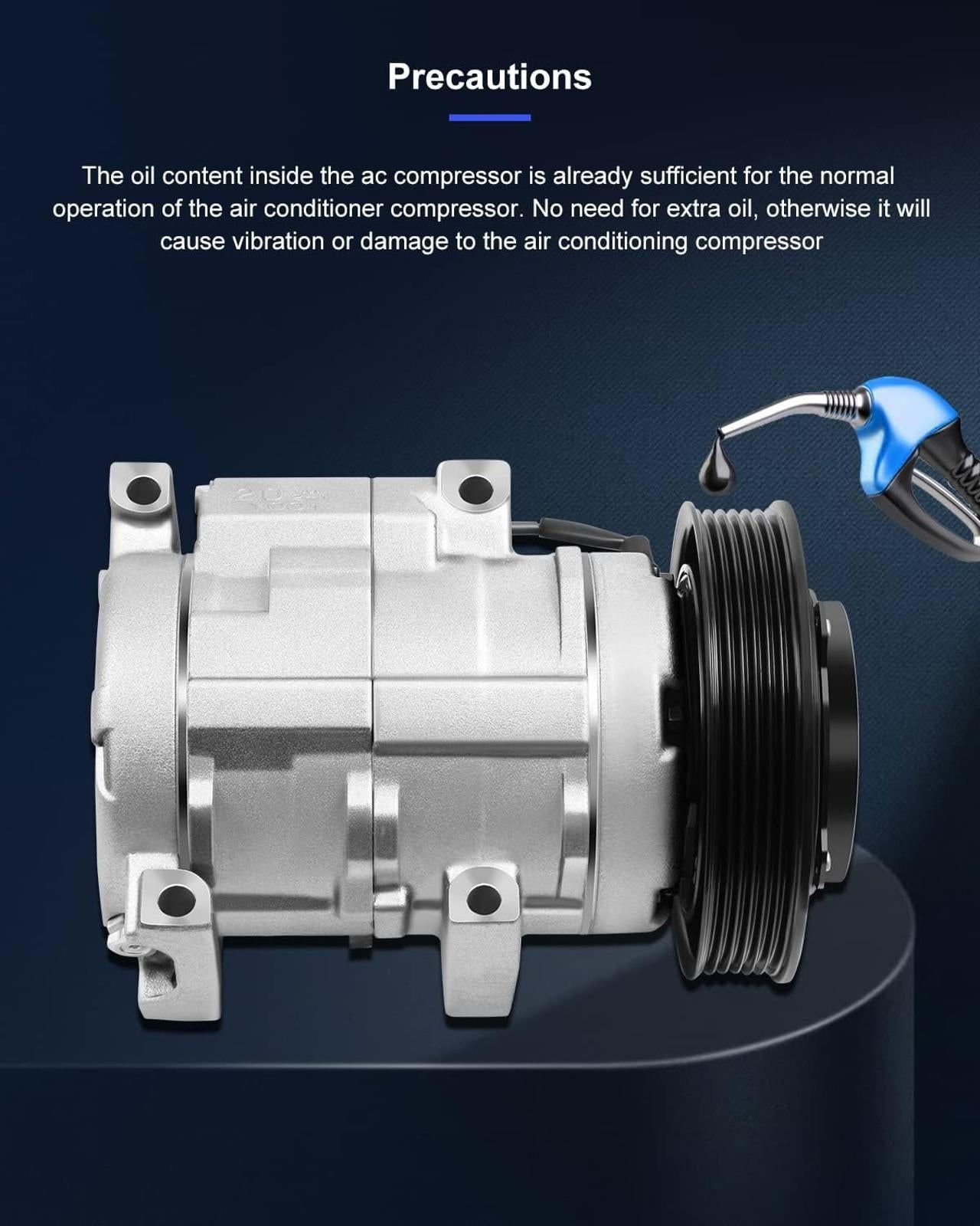 ECCPP AC Compressor 2003-2006 for Acura MDX 3.5L 2003-2008 for Honda for Accord