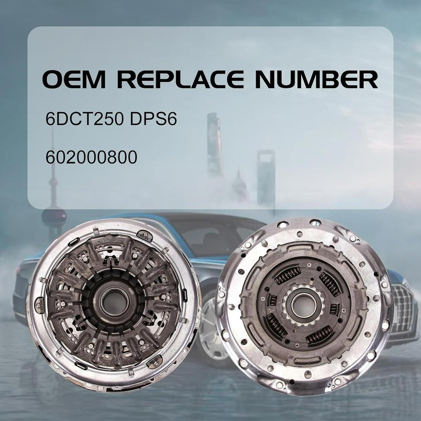 6DCT250 DPS6 Auto Transmission Dual Clutch Assembly For Ford Focus Fiesta LUK