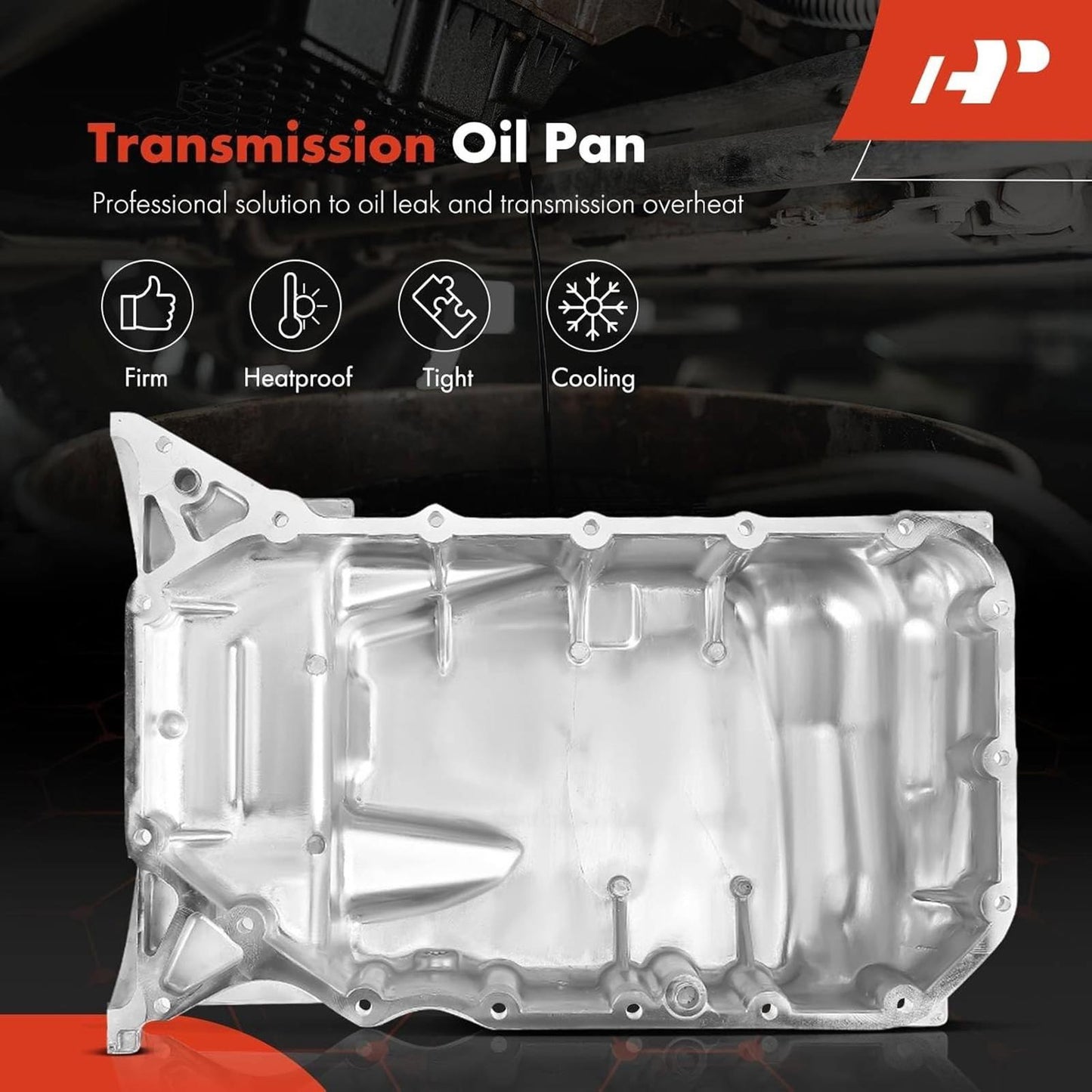 A-Premium Engine Oil Pan Sump with Drain Plug Compatible with Honda Civic 2012 2