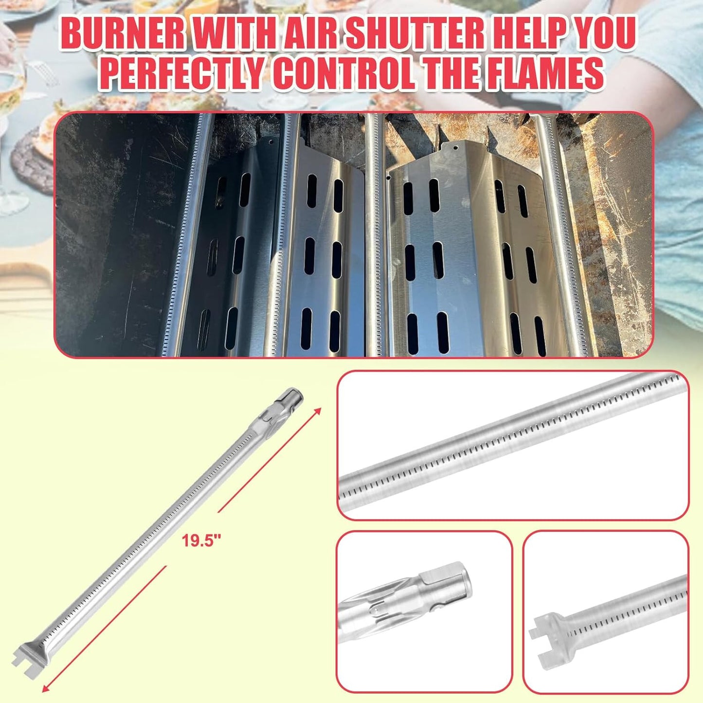 Grill Parts Kit for Weber Genesis 300 310 330 Genesis E330 E310 S310 S330 EP330