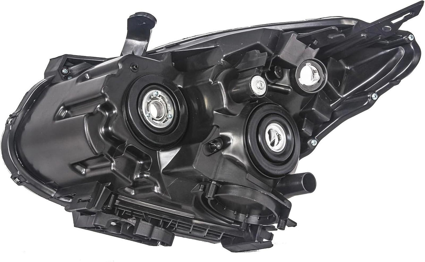 Headlights Assembly For 2008-2013 Nissan Rogue Chrome Amber Headlamps Left&Right