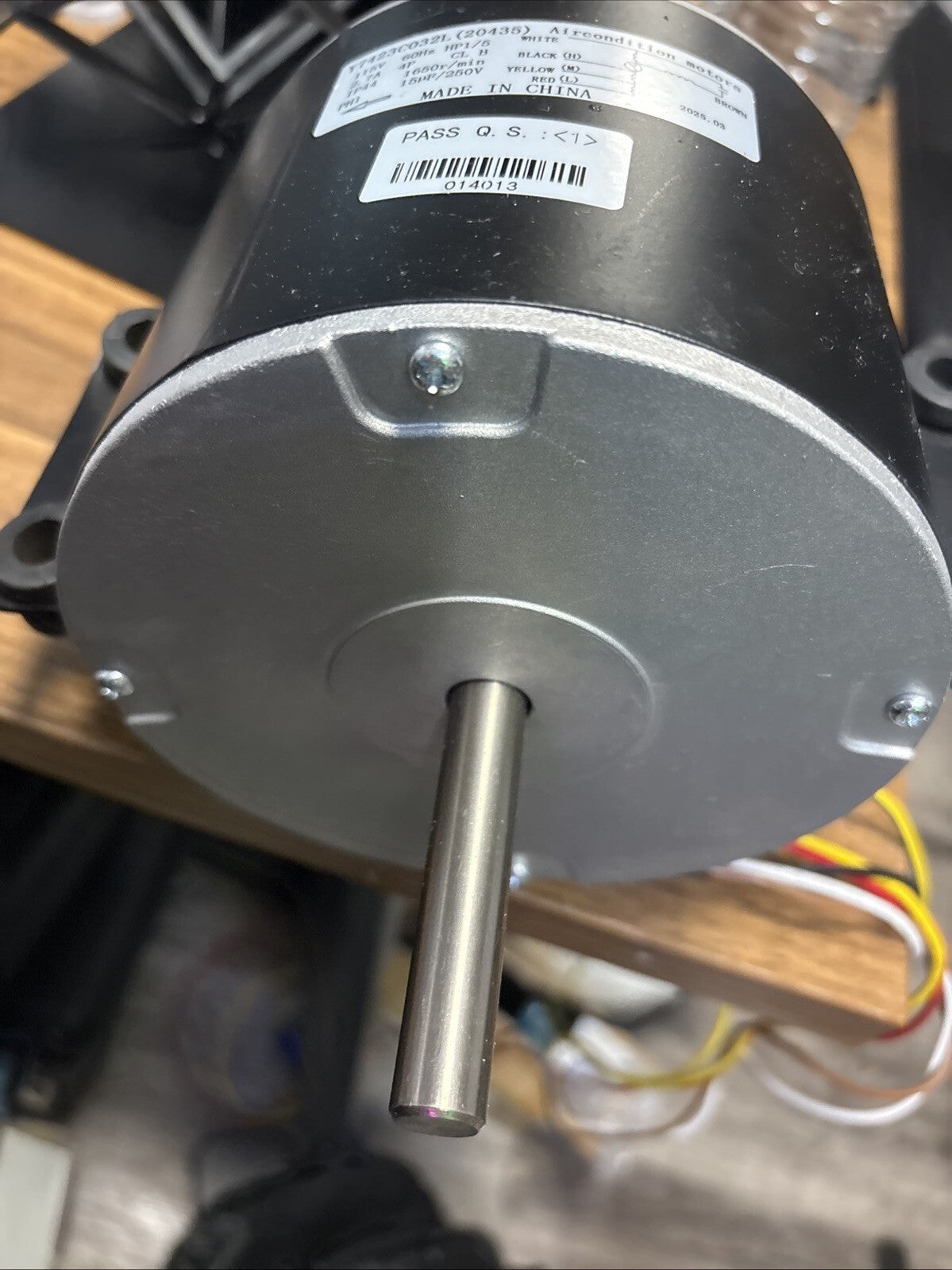 Y7423CO32L AIRCONDITION MOTOR Motor 115 Volt 1/5HP HVAC Air Conditioner Motor