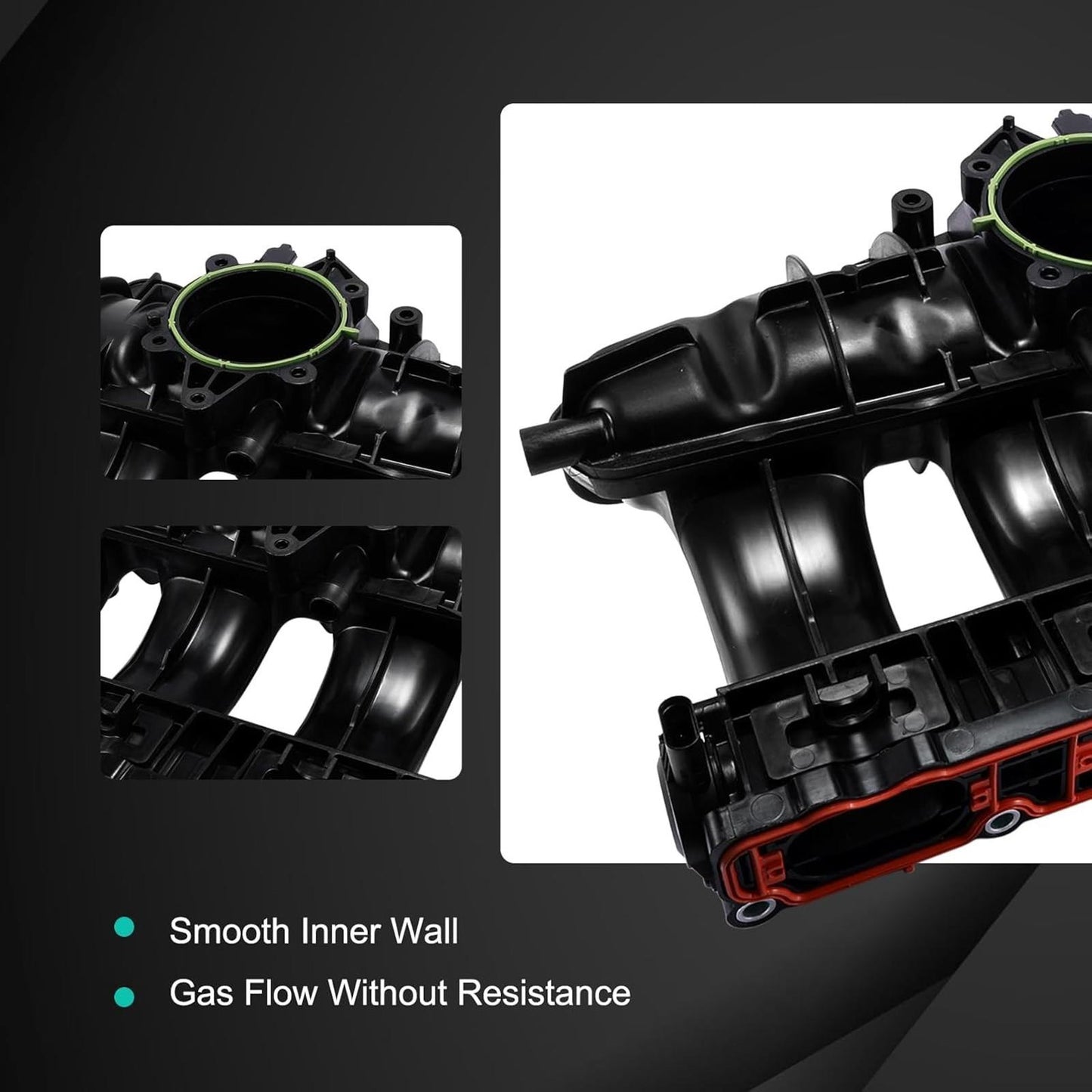 Engine Intake Manifold (2.0L L4) Assembly with MAP Sensor for Audi A3 TT