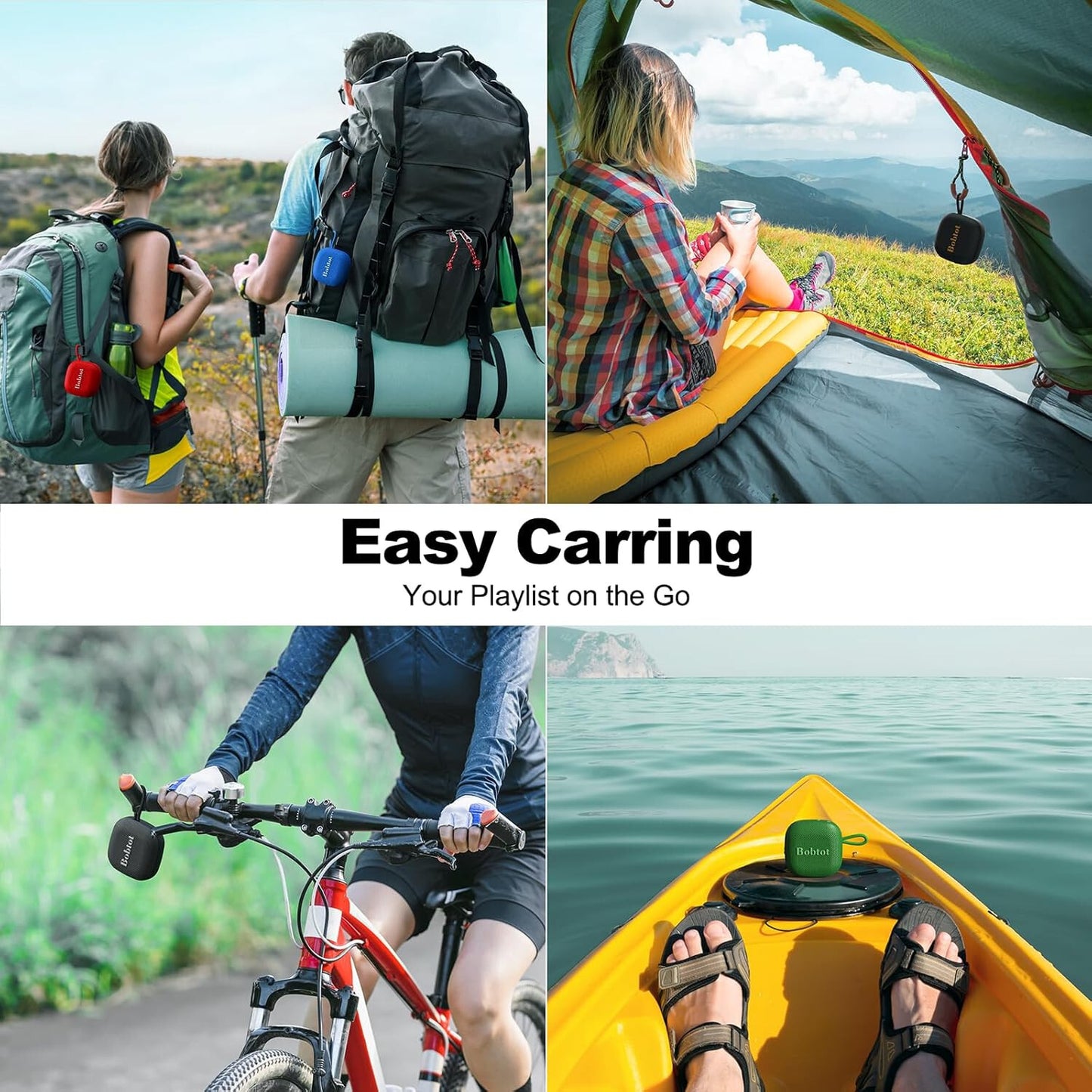 Portable Bluetooth Speakers, Wireless IPX7 Waterproof Mini Speaker with 16H Play