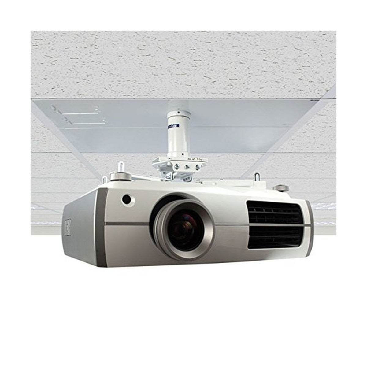 QualGear Pro-AV QG-KIT-S2-3IN-W Projector Mount Kit Accessory Suspended Ceili...