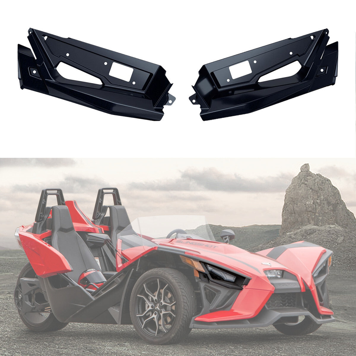 Upper Accent Panel Kit for Polaris Slingshot S/R/SL/SLR/GT 2020-2022 #2884604