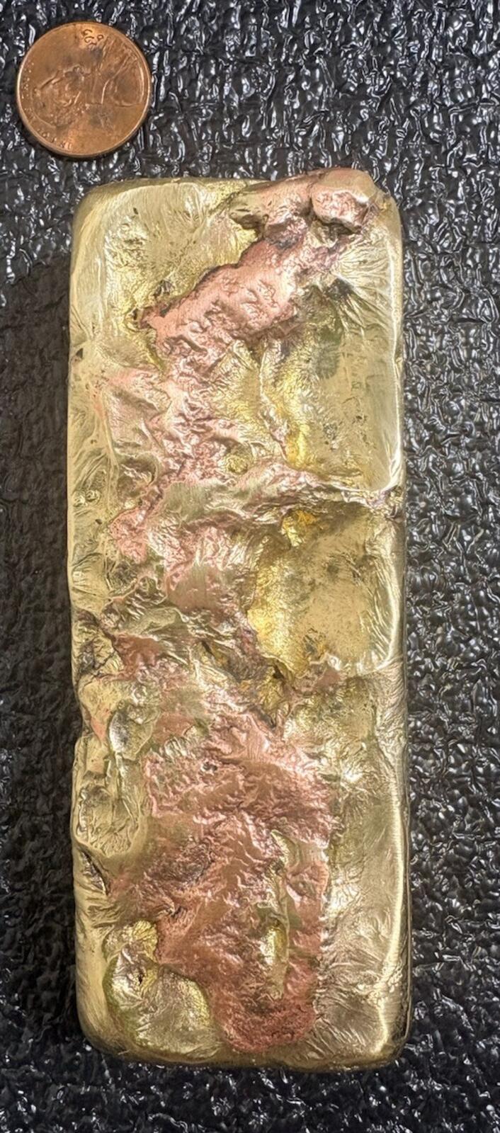 22.7 Ounces Of Nortic Gold Bar Beautiful Hand Poured Bar Fast Shipping 💰📈