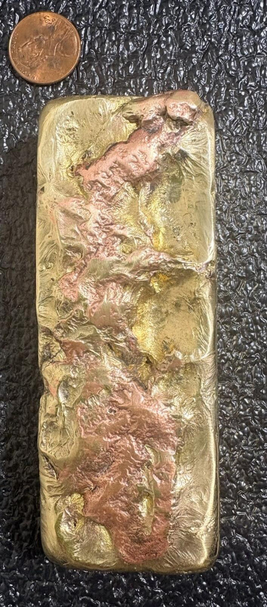 22.7 Ounces Of Nortic Gold Bar Beautiful Hand Poured Bar Fast Shipping 💰📈
