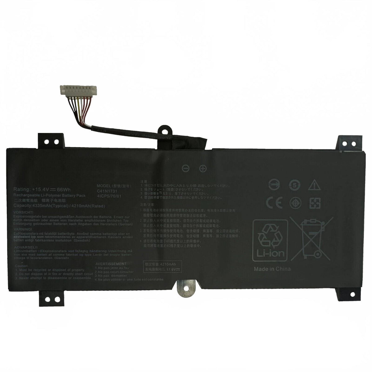 New C41N1731 Battery For Asus ROG Strix Scar II GL504GM GL504GV G515GV G515GW