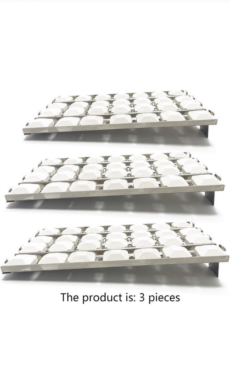 Lynx 16-7/8"x9.5” Stainless Steel Heat Plate Ceramic Briquettes 3 Pack 92571