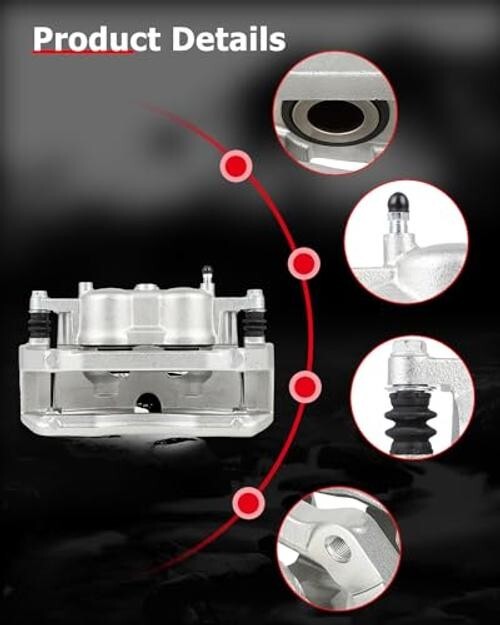 Front Left Disc Brake Caliper Assembly w/Bracket Ford F-150  Front Left[18B5405]