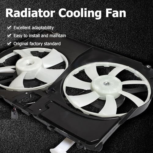 Engine Radiator Cooling Fan Assembly Replacement for Toyota Sienna 3.5L V6