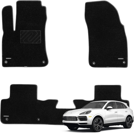 Carpet Floor Mats for Porsche Cayenne 2019-2026 3Pc 816