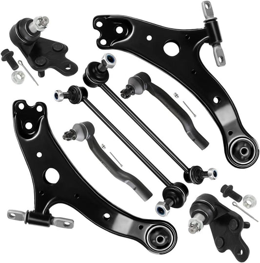 8pcs Front Suspension Kit Lower Control Arm Assembly  for Toyota Camry/Avalon