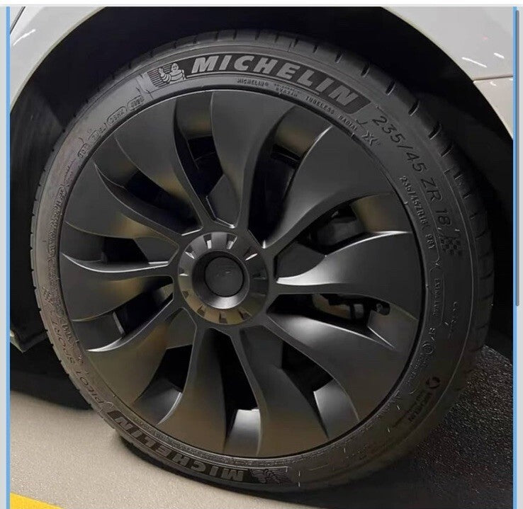 4PCS 18 Inch Design for Model 3 2017-2023 Wheel Cover Hubcaps Sakura Wheel Caps
