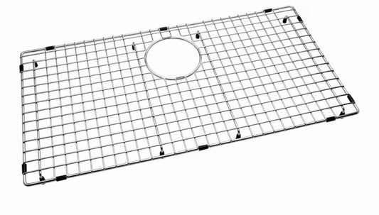 Serene Valley Sink Bottom Grid 28-3/8" x 14-3/16", Rear Drain with Corner Radius