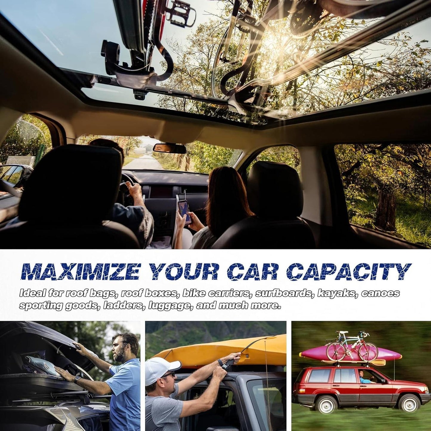 Roof Rack Cross Bars Luggage Carrier Compatible with Honda CRV 2017-22  Load 200
