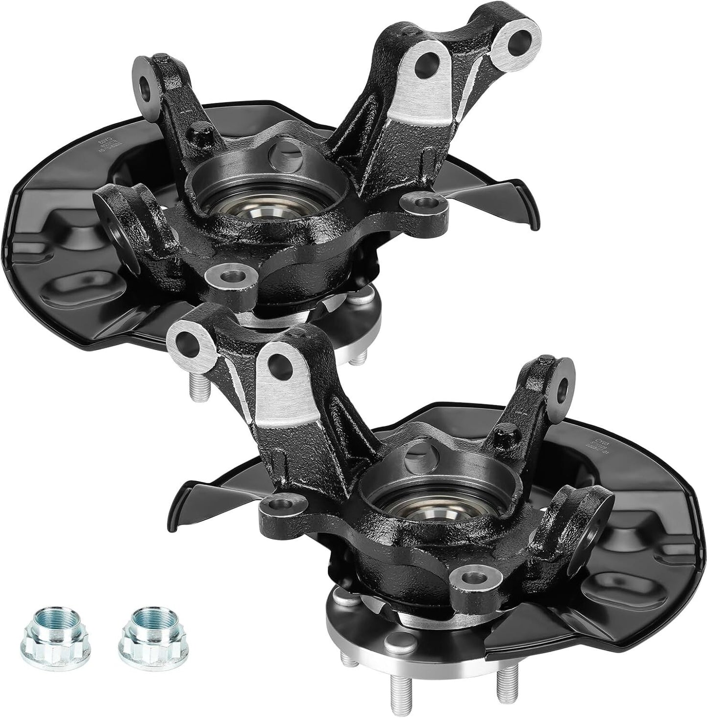 Steering Knuckles & Wheel Bearing Hub Assembly Left Right Fit for Toyota Corolla