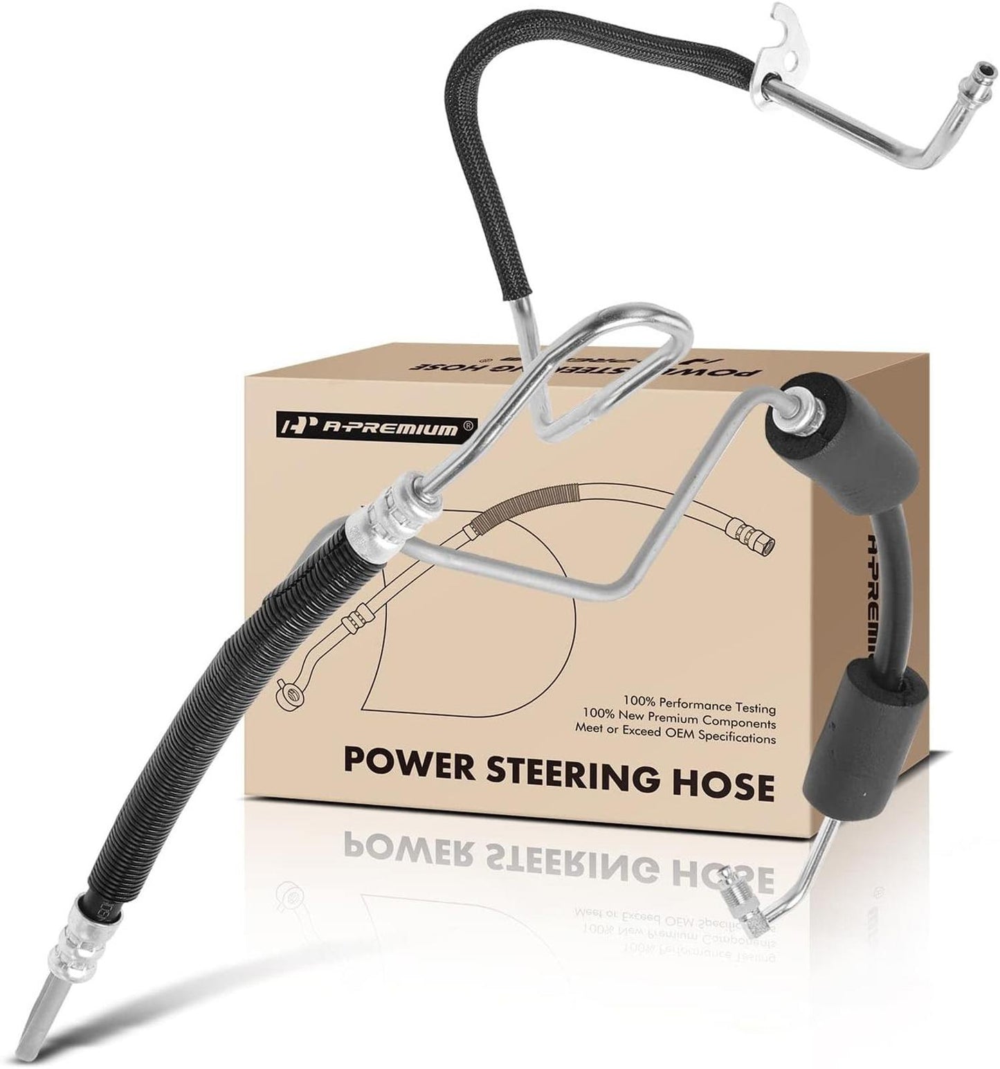 A-Premium Power Steering Pressure Hose Line Assembly Compatible with Ford Expedi