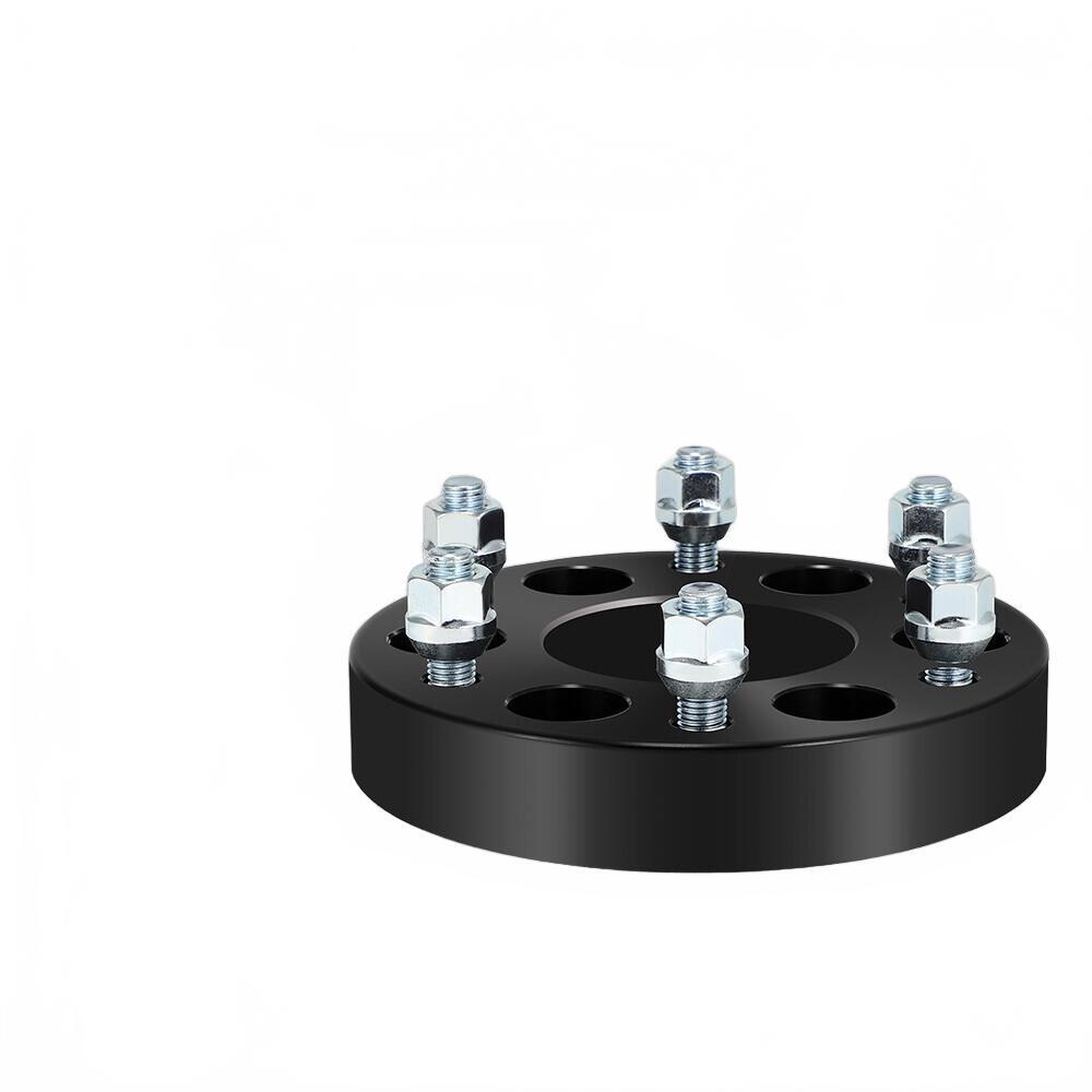 4 Pcs 1.25" 6x5 to 6x5.5 Wheel Adapters 12x1.5 For Chevy GMC 6x127 to 6x139.7