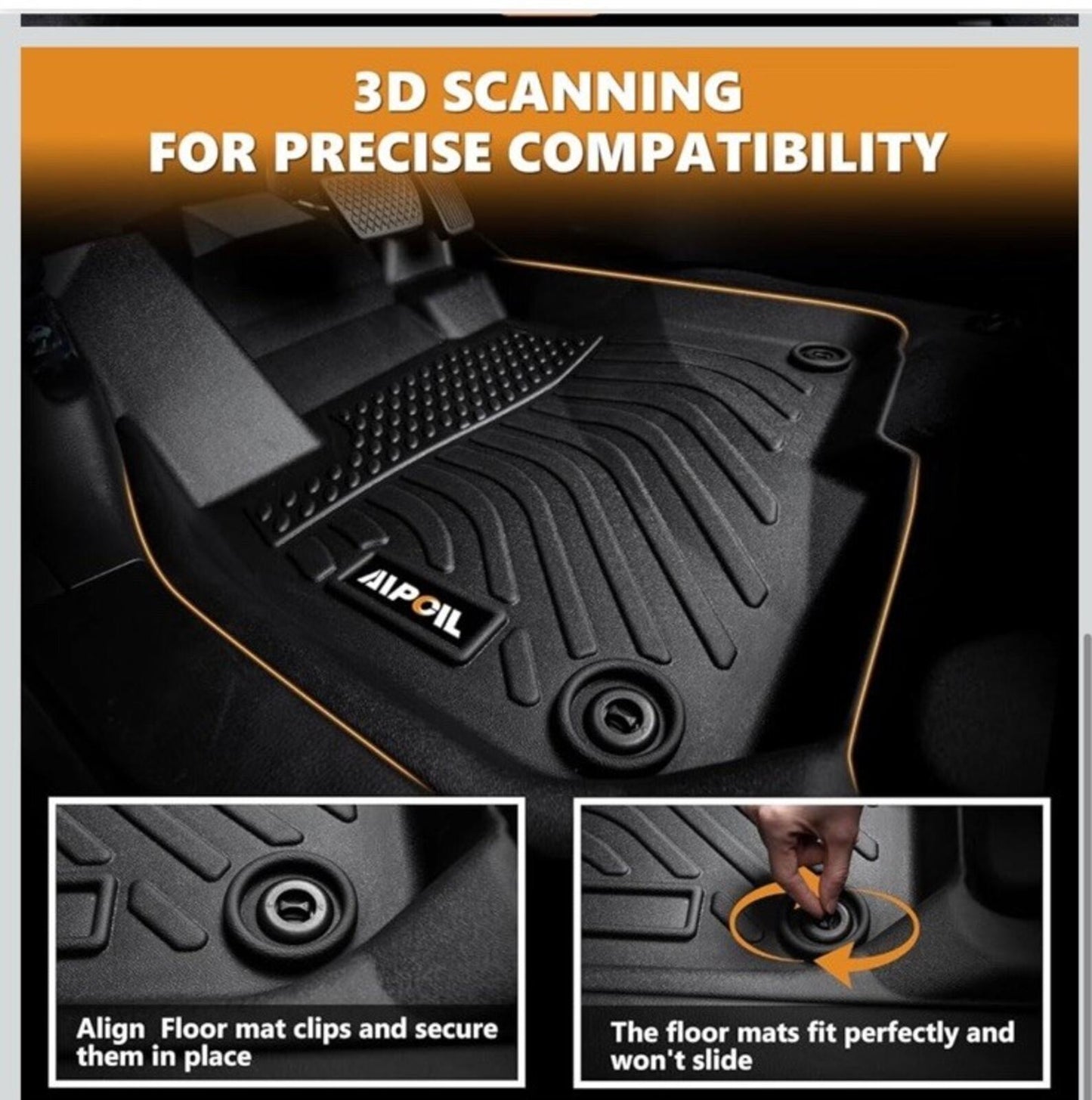 AIPOIL® Floor Mats & Cargo Liner Set for 2022-2026 Lexus NX/NX250/NX350/NX350 F
