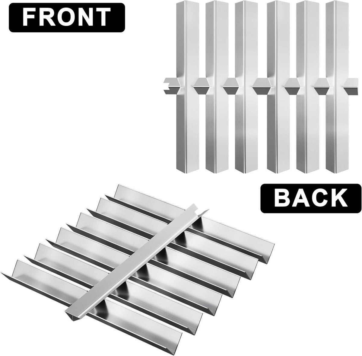 2 Pack Flavorizer Bar Set Heat Shields For Weber 9899,Summit Weber Gas Models