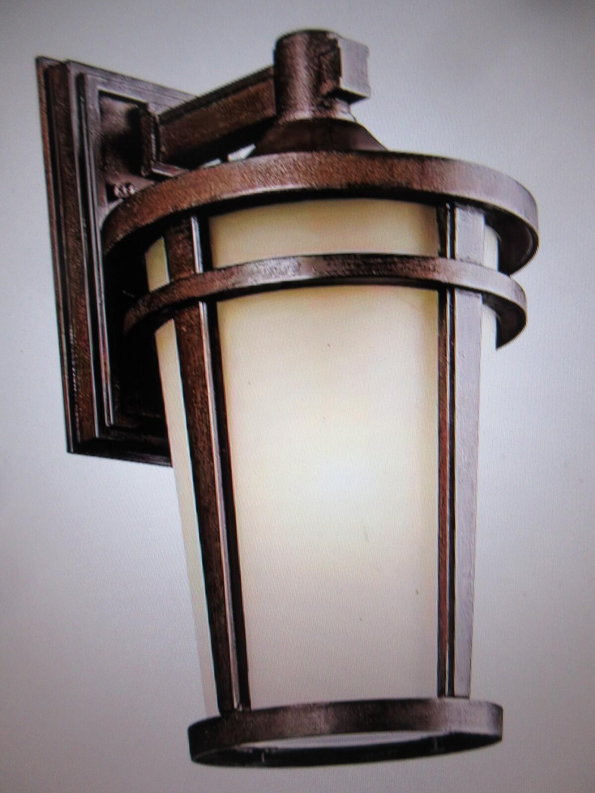 Kichler Atwood 17.75 in. 1-Light Brownst1 Outdoor Hardwired Wall Lantern Sconce