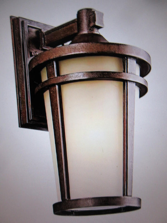 Kichler Atwood 17.75 in. 1-Light Brownst1 Outdoor Hardwired Wall Lantern Sconce