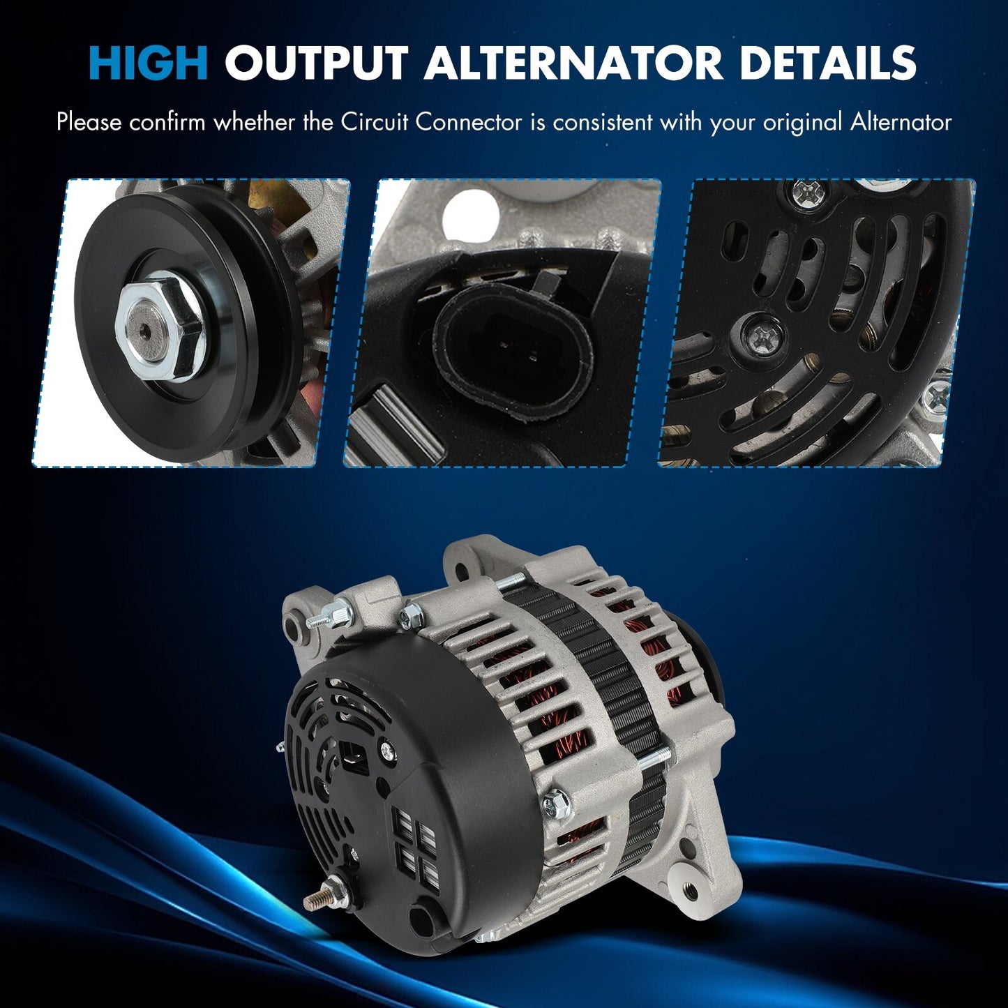 Alternator For Mercruiser Model 3.0 1999-2006 900SC 1999-2002 862030 70A