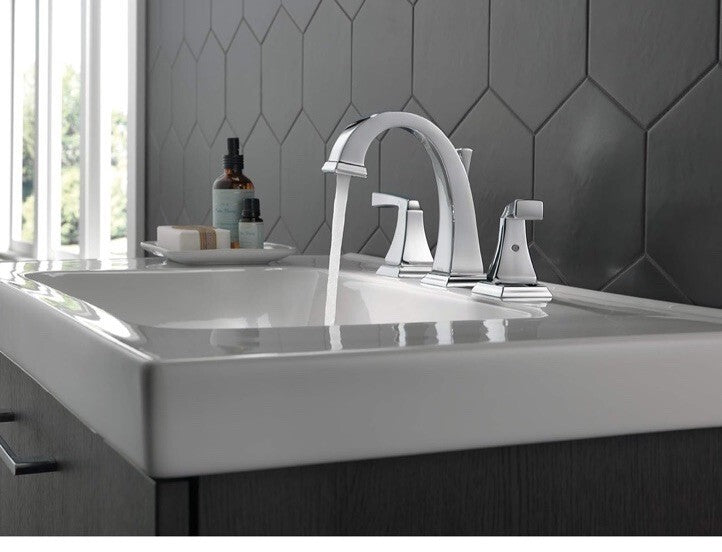 Delta 3551-MPU-DST Dryden 1.2 GPM Widespread Bathroom Faucet - Chrome