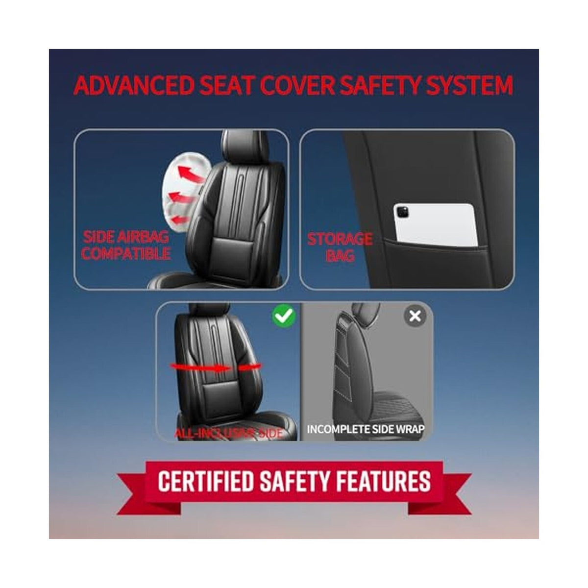 Car Seat Covers for Hyundai Tucson 2010-2025 2026 Full Set 5 Seat