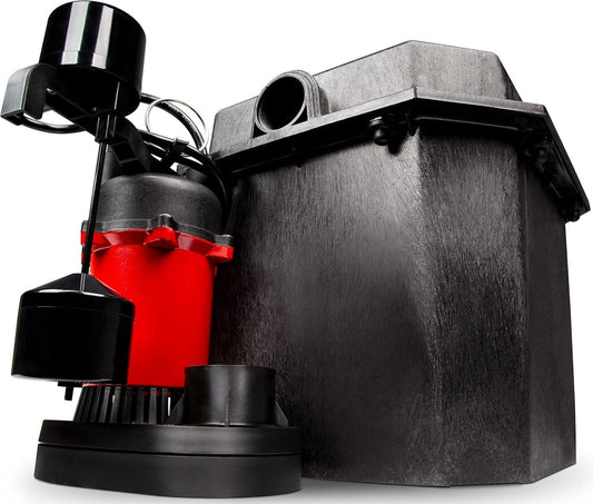 Red Lion RL-SPS33 1/3 HP, 115-Volt, 3200 GPH Under-Sink Sump Pump