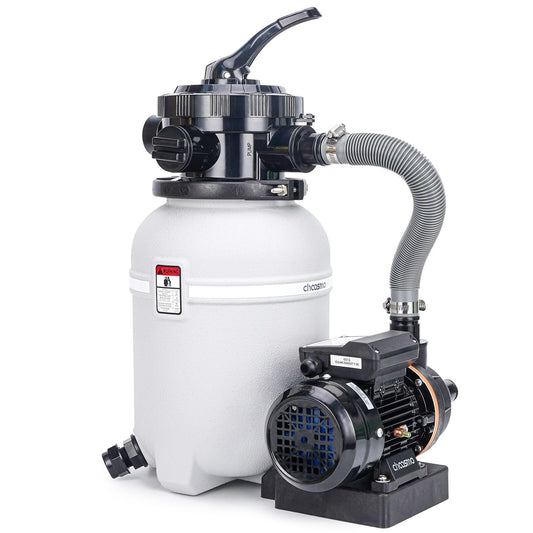 10 Inch Sand Filter Pump for Above Ground Pools, 2220 GPH 1/4 HP Pool Filtrat...