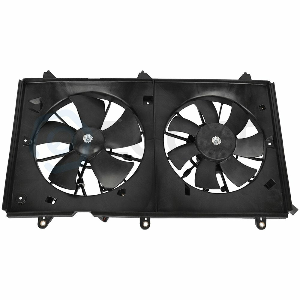 Radiator Condenser Cooling Fan Assembly For 2003 2004 2005-2007 Honda Accord
