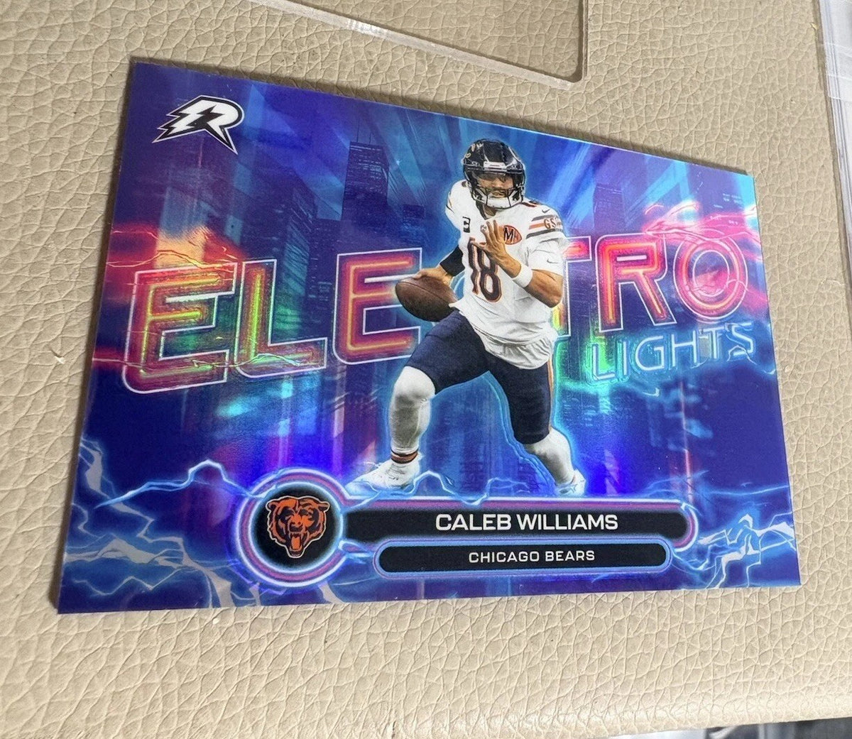 Topps Composite Electro Lights Caleb Williams Case Hit Bears Insert Mint