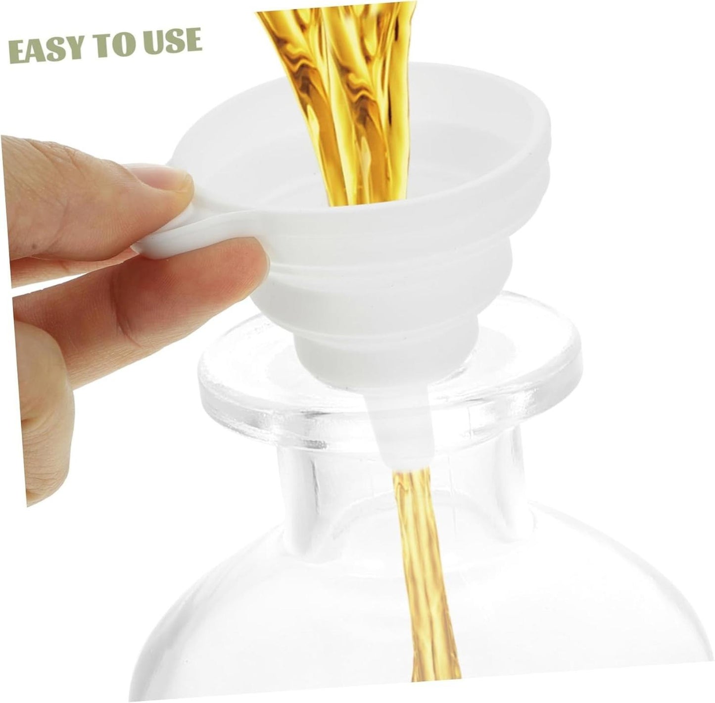 Olive Oil Dispenser Bottle Drip Glass Oil and Vinegar Dispenser for Kitchen Use