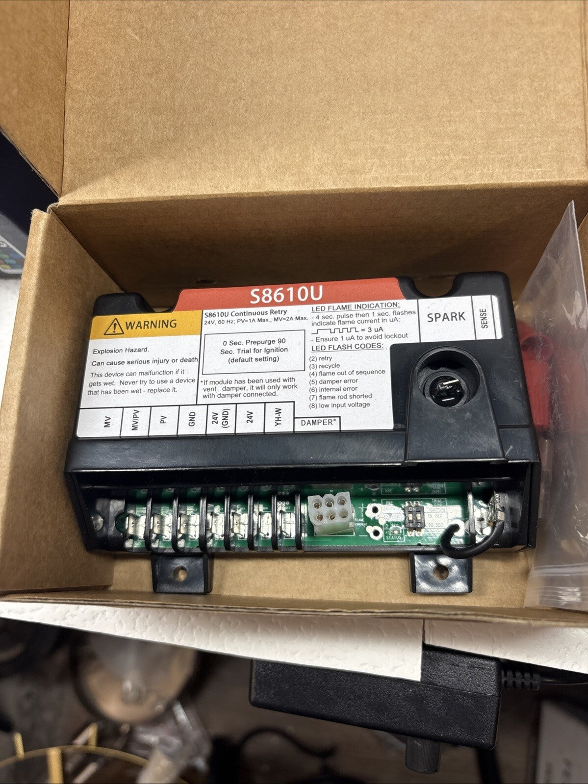 S8610M3009 S8610U Furnace Control Board Module For Honeywell