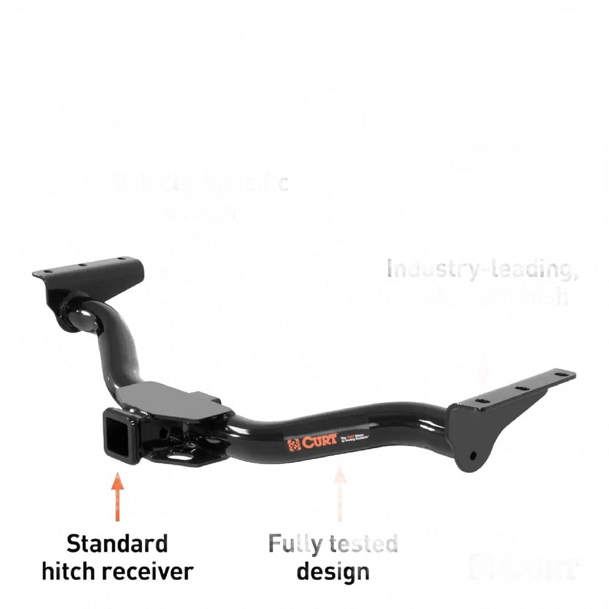 Curt Class 3 Trailer Hitch 2" Receiver for Land Rover Range Rover Sport 13243