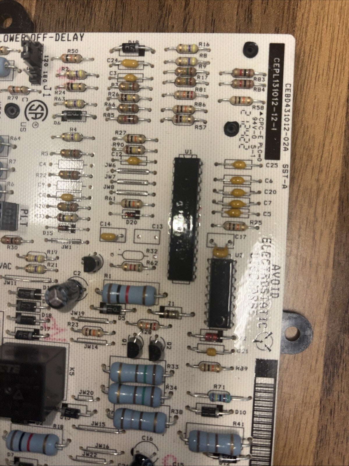 Carrier HK42FZ0344421 Furnace Control Board CEBD431012-02A CEPL131012-12-1